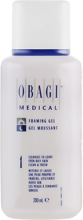 Schäumendes Gesichtsreinigungsgel für normale und fettige Haut - Obagi Medical Nu-Derm Foaming Gel  — Bild N1