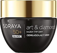 Düfte, Parfümerie und Kosmetik Verjüngende und glättende Nachtcreme 50+ - Soraya Art&Diamonds Rejuvenating Face Cream 50+