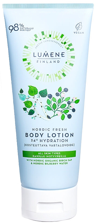 Feuchtigkeitsspendende und erfrischende Körperlotion für alle Hauttypen - Lumene Nordic Fresh Body Lotion — Bild N1