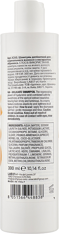 Mildes Shampoo mit Aprikose - Italicare Delicato Shampoo — Bild N2