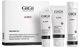 Düfte, Parfümerie und Kosmetik Gesichtspflegeset - Gigi Treatment Set (Gesichtsreinigungsgel 100ml + Nachtcreme 50ml + Gesichtstonikum 120ml)