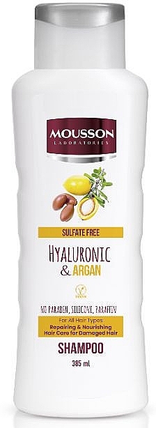 Haarshampoo Hyaluronic & Argan - Mousson Shampoo — Bild N1