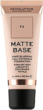 Mattierende Foundation - Makeup Revolution Matte Base Foundation — Bild N1