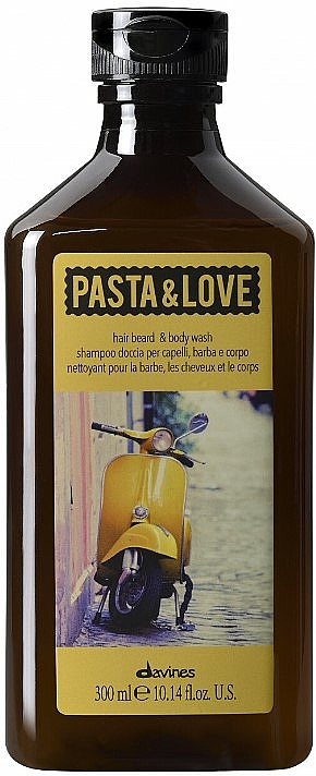 Haar-, Bart- und Körpershampoo - Davines Pasta & Love Hair Beard & Body Wash — Bild N1