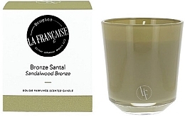 Duftkerze bronzefarbenes Sandelholz - Bougies La Francaise Sandalwod Bronze Scented Candle — Bild N1