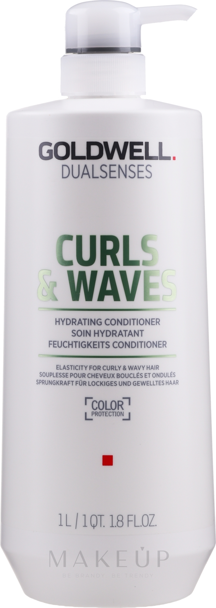 Feuchtigkeitsspendende Haarspülung für lockiges und welliges Haar - Goldwell Dualsenses Curls & Waves Conditioner — Bild 1000 ml