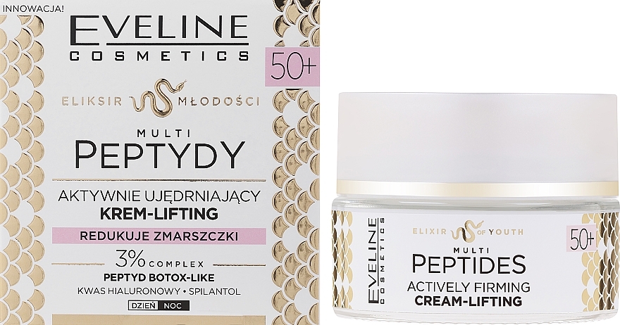 Aktiv straffende Lifting-Creme - Eveline Cosmetics Elixir of Youth — Bild N2