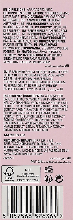 Peeling-Lippenserum - Makeup Revolution AHA Lip Exfoliating Serum — Bild N3