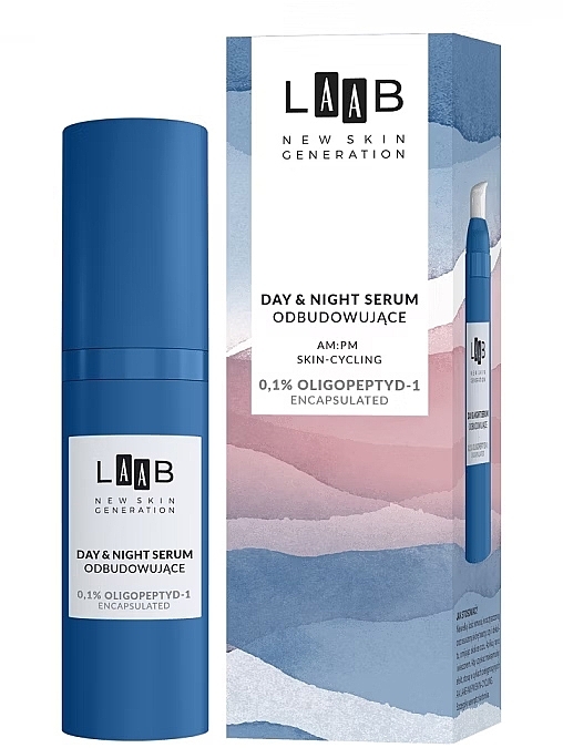 Gesichtsserum mit Oligopeptiden - AA Cosmetics LAAB Day & Night Serum 0.1% Oligopeptyd-1  — Bild N1