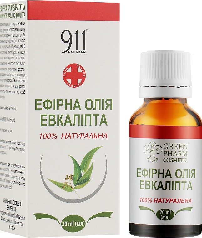 100% Natürliches ätherisches Eukalyptusöl - Green Pharm Cosmetic — Bild N4