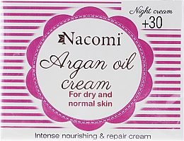 Düfte, Parfümerie und Kosmetik Intensiv pflegende und reparierende Nachtcreme für normale und trockene Haut mit Arganöl - Nacomi Moroccan Argan Night Cream