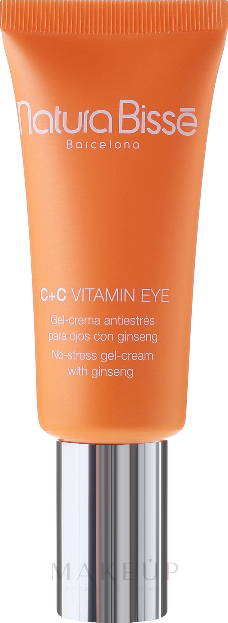 Anti-Stress Gel-Creme für die Augenkontur mit Vitamin C und Ginseng - Natura Bisse C+C Vitamin Eye — Bild 15 ml