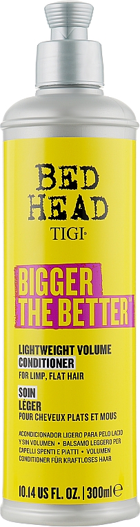Conditioner für kraftloses Haar - Tigi Bed Head Bigger The Better Lightweight Volume Conditioner — Bild N2