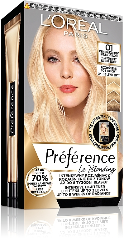 Haarfarbe - L'Oreal Paris Preference Cool Blondes  — Bild N3