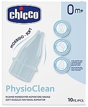 Weiche Düsen für Nasensauger - Chicco Physio Clean Soft Nasal Aspirator Spare Parts  — Bild N1