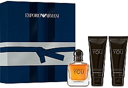 Giorgio Armani Emporio Armani Stronger With You - Duftset (Eau de Toilette 50ml + Duschgel 2x75ml)  — Bild N1