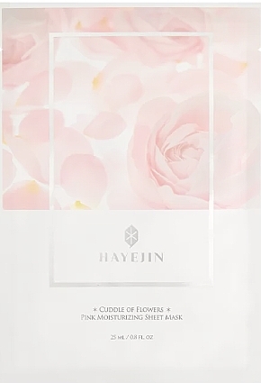 Feuchtigkeitsspendende Tuchmaske für das Gesicht - Hayejin Cuddle of Flowers Pink Moisturizing Sheet — Bild N1
