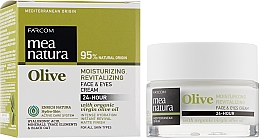 Feuchtigkeitsspendende und revitalisierende Gesichts- und Augencreme mit Olivenöl - Mea Natura Olive 24h Moisturizing And Revitalizing Face&Eyes Cream — Bild N2