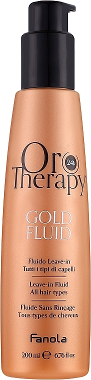 Haarfluid - Fanola Oro Therapy Gold Fluid — Bild N1