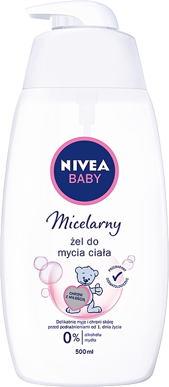 Mizellen-Duschgel für Kinder und Babys - Nivea Baby Micellar Body Wash Gel — Bild N1