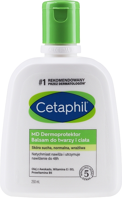 Feuchtigkeitsspendende Lotion für Gesicht und Körper - Cetaphil MD Dermoprotektor (ohne Verpackung) — Bild N1