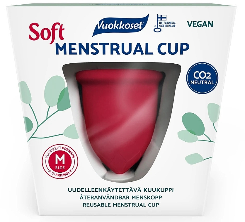 Menstruationstasse größe M - Vuokkoset Soft Reusable Menstrual Cup  — Bild N1