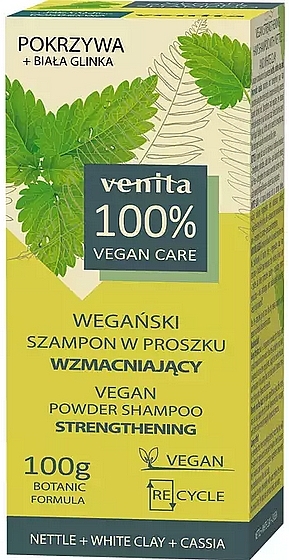 Shampoo zur Stärkung der Haare - Venita Vegan Powder Shampoo Strengthening — Bild N1