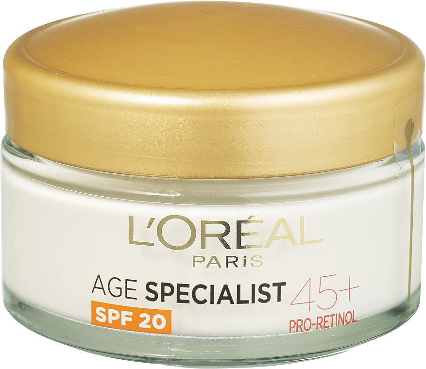 Tagescreme für reife Haut - L'Oreal Paris Age Specialist SPF 20Pro-Retinol Cream 45+ — Bild N1