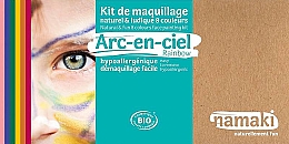 Düfte, Parfümerie und Kosmetik Schminkset für Kinder 5-tlg. - Namaki Rainbow 8-Color Face Painting Kit 