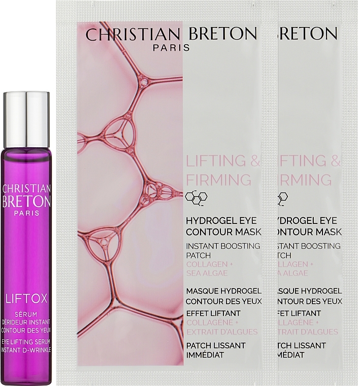 Set - Christian Breton Perfect Eye Lift Set (eye/ser/10 ml + eye/mask/2 pcs) — Bild N2