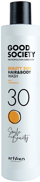 Haarshampoo - Artego Good Society Beauty Sun 30 Hair And Body Wash — Bild N1