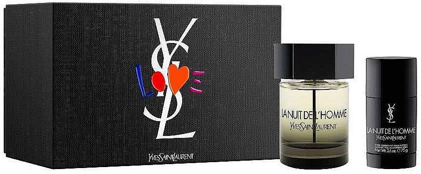 Yves Saint Laurent La Nuit De L'Homme - Duftset (Eau de Toilette 100ml + Deostick 75ml) — Bild N1