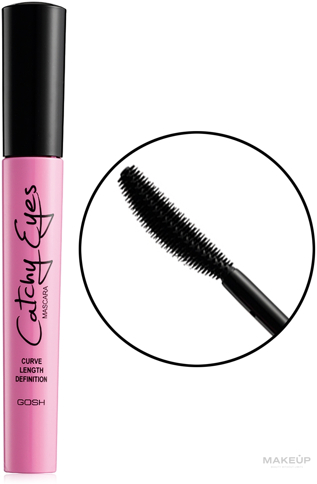 Verlängernde Wimperntusche - Gosh Catchy Eyes Mascara — Bild Black