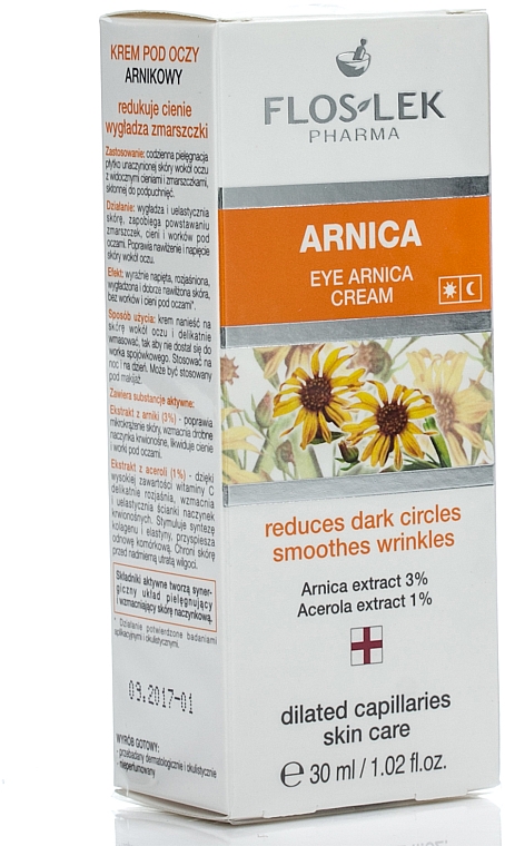 Arnika-Augencreme - Floslek Eye Arnica Cream — Bild N2