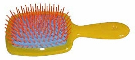 Haarbürste mit Luftkissen und weich geformten Spitzen gelb - Janeke — Bild N1