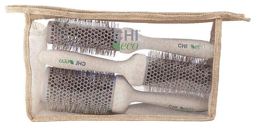 Rundbürsten-Set - Chi Eco (brush/3pc + bag) — Bild N1