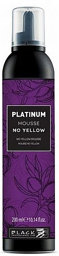 Tonisierendes Mousse für blondes Haar - Black Professional Platinum Mousse No Yellow  — Bild N1