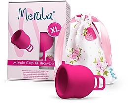 Universelle Menstruationstasse XL - Merula Cup Strawberry — Bild N1