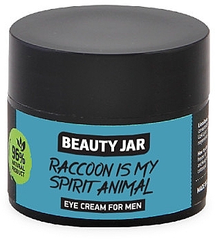 Augencreme für Männer - Beauty Jar Raccoon Is My Spirit Animal Eye Cream For Men — Bild N2