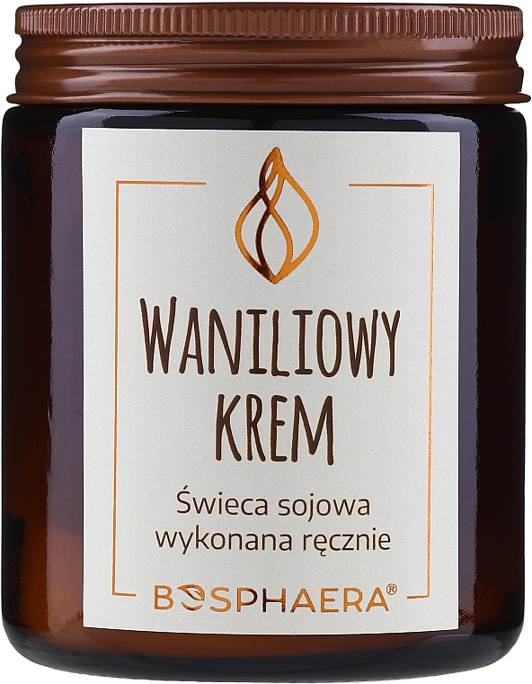 Soja-Duftkerze Vanilla Cream - Bosphaera Vanilla Cream Candle