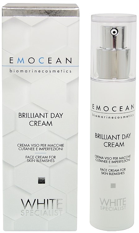 Tagescreme gegen Hautunreinheiten und Makel  - Emocean White Specialist Brilliant Day Cream  — Bild N1