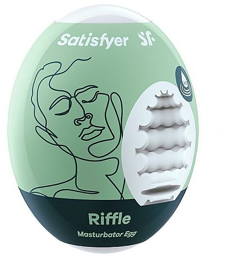 Masturbator Ei Minze - Satisfyer Masturbator Egg Single Riffle — Bild N1