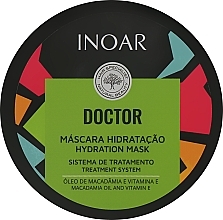 Haarmaske Leinöl und Vitamin E - Inoar Doktor Hydration Mask — Bild N1