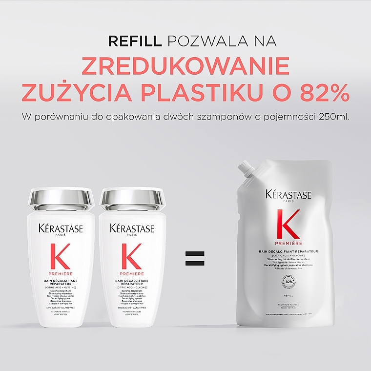 Entkalkendes Shampoo-Bad zur Reparatur aller Arten von geschädigtem Haar (Refill) - Kerastase Premiere Decalcifying Repairing Shampoo — Bild N8