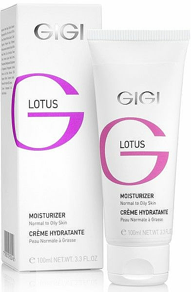 Feuchtigkeitsspendende Gesichtscreme für normale und fettige Haut mit Lotus-Extrakt - Gigi Moisturiser for Normal and Oily Skin — Bild N2