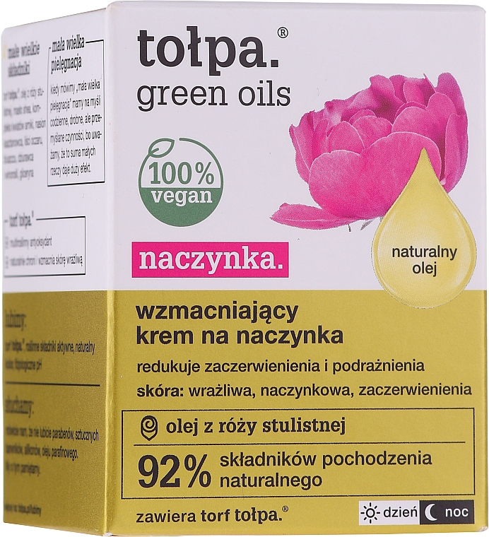 Stärkende Gesichtscreme gegen Couperose - Tolpa Green Oils Cream — Foto N1