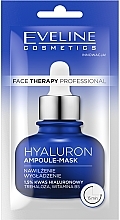 Düfte, Parfümerie und Kosmetik Ampullen-Creme-Maske für das Gesicht mit Hyaluronsäure - Eveline Cosmetics Face Therapy Professional Ampoule Face Mask