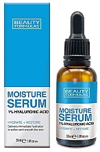 Feuchtigkeitsspendendes Serum mit Hyaluronsäure - Beauty Formulas Moisture Hyaluronic Acid Serum — Bild N1