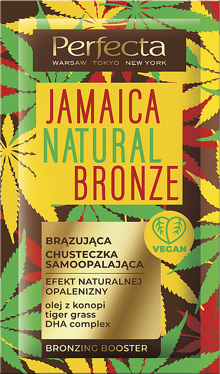 Bronzierendes Körpertuch mit Hanföl - Perfecta Jamaica Natural Bronze — Bild N1