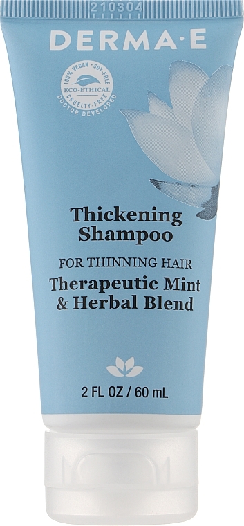 Shampoo zur Haarverdichtung - Derma E Thickening Herbal Blend Shampoo — Bild N1